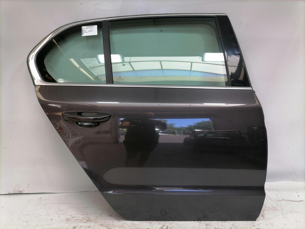 Skoda Superb 2 3T original T&uuml;r hinten rechts LF8M Moccabraun Flie&szlig;heck Bj.2009